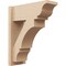 Ekena Millwork 7 1/2-in W x 18-in D x 22-in H Balboa Trad Rough Cedar Woodgrain TimberThane Outlooker, Primed Tan OUTUR075X18X22BOA04RCPR - alternate 1